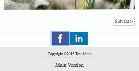 Boutons de partage sur les réseaux sociaux JAmp